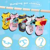 AMZXHCQ Baby Hangers with Metal Ring Clips, Children Plastic Hanger