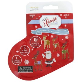 TEAM Rudolph REIN3 Rudolph The Red-Nosed Reindeer Mini Figure – Series 1.5-18 Piece CDU