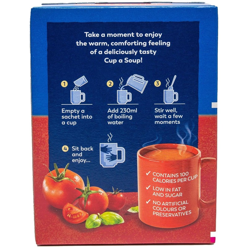 Batchelors Cup a Soup Tomato 4 Sachets 93g (4 Pack)