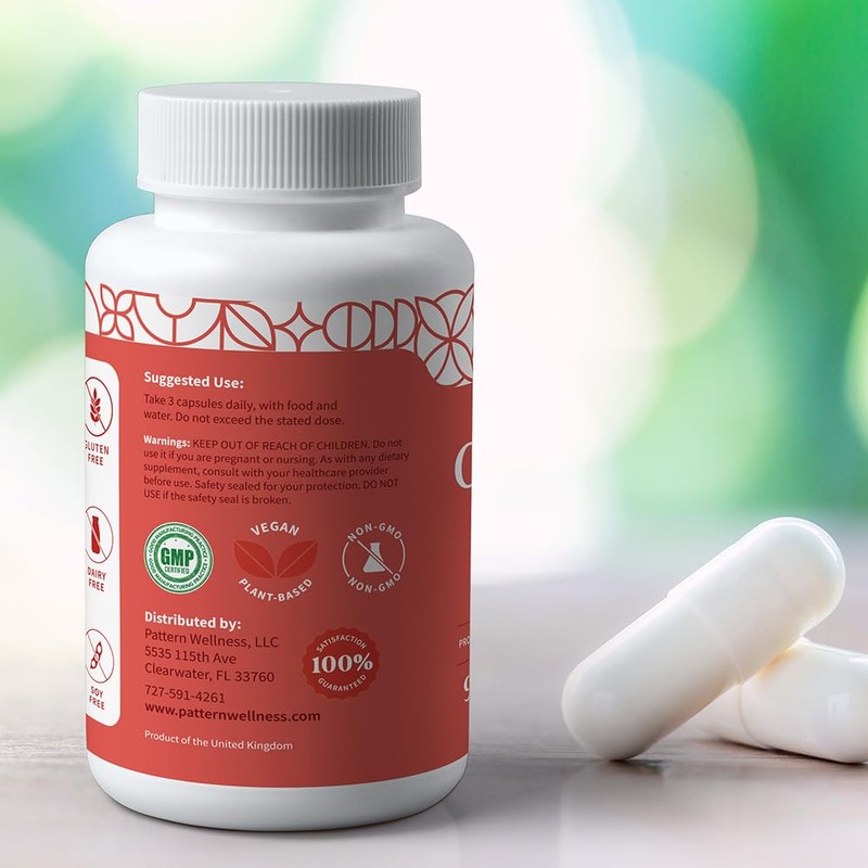 Pattern Wellness Cholesterol Complex Supplement - All-Natural Balancing Formula -