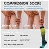 Graduated Compression Socks for Women&Men 5 Pairs Medical 20-30mmhg Knee