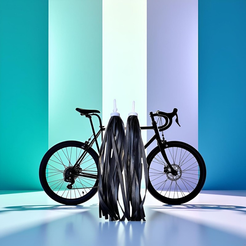 Bicycle Handlebar Streamers, Rainbow Tassels, for Bike Accessories for Scooter