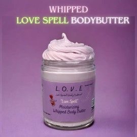 Nature’s Confections LOVE SPELL BODY BUTTER Whipped SHEA BUTTER Dry Skin Moisturizer 7oz