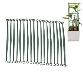 Tissting 36pcs Plant Stake Connectors,11.8 Inch/30cm Expandable Support Arms - Snap-On Garden Trellis Clips for Vegetables and Climbing Plants, Reinforcement for Tomatoes, Vines, Growing Accessories