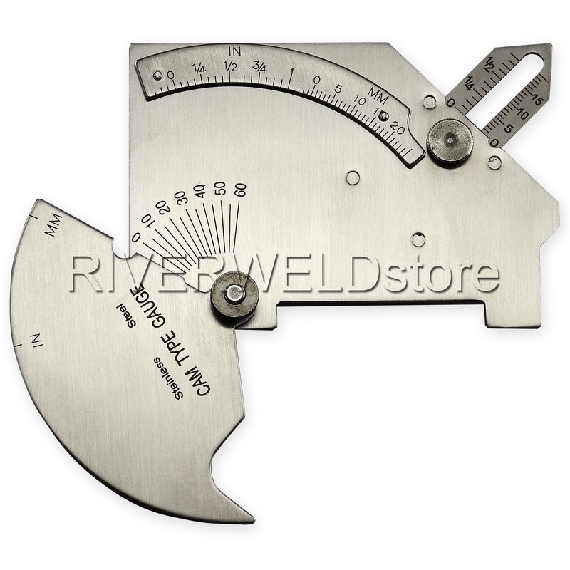 RIVERWELD Bridge Cam Gage Test Ulnar Welding Inspection Gauge Checks