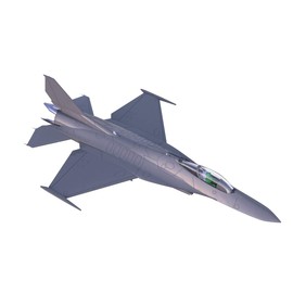 HMA Mobile Police Patlabor 2 the Movie F-16 Kai Knight Falcon 1/144 Scale Plastic Model