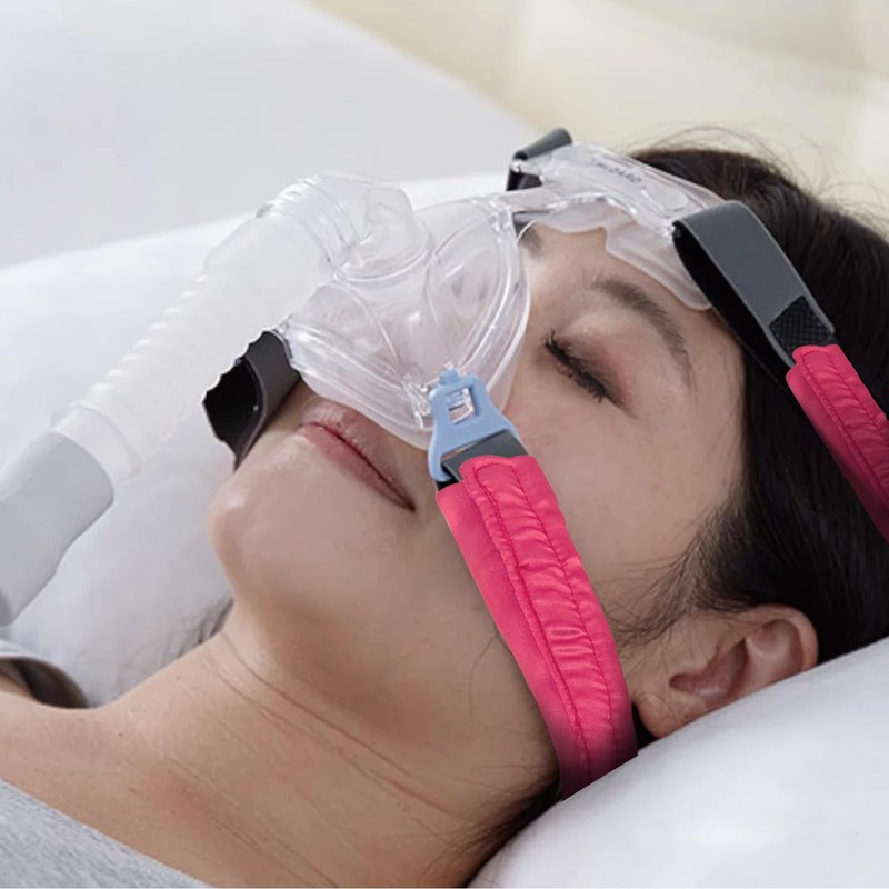 AGDGV 4-Packs Satin Mask Strap Covers,Face Cushion Cover for Strap