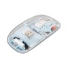 Wireless 2.4G Bluetooth Transparent Mouse 2400 DPI Rechargeable 400mAh RGB