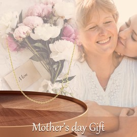 Ever Faith Women Elephant Necklace Golden 925 Sterling Silver Cute Tiny Lucy Animals Sideways Pendant Jewelry