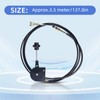 Excavator Throttle Control Cable, Universal Manual Flexible Throttle Wire with