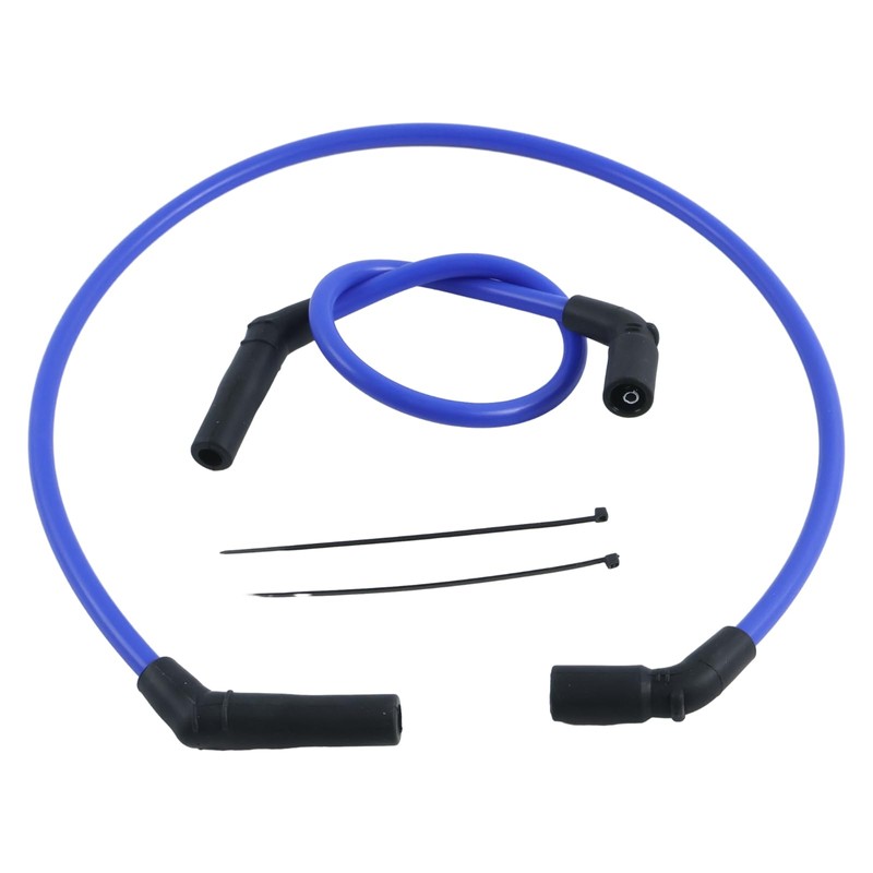 Chamixx 10mm Silicone Blue Spark Plug Wires Kit Compatible with
