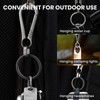 Titanium Carabiner Keychain Multi Functional Lightweight Outdoor Keychain Minimalist Key