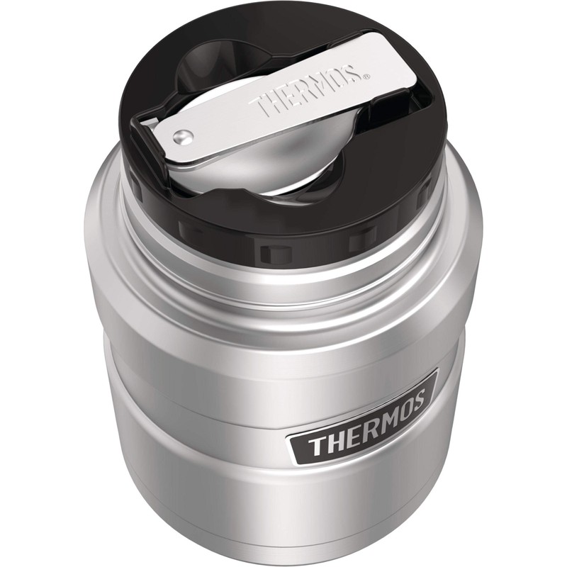 Thermos Stainless King Vacuum Insulated Food Jar, 470ml, Stainless Steel,