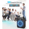 SHIDU 18W Voice Amplifier with Wireless Lavalier Microphone, Portable Speaker