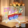 LED Note Board with Stand and 7 Colours, Luminous Message
