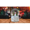 120MM Snowman Snow Globe with White Snowflake Base by The