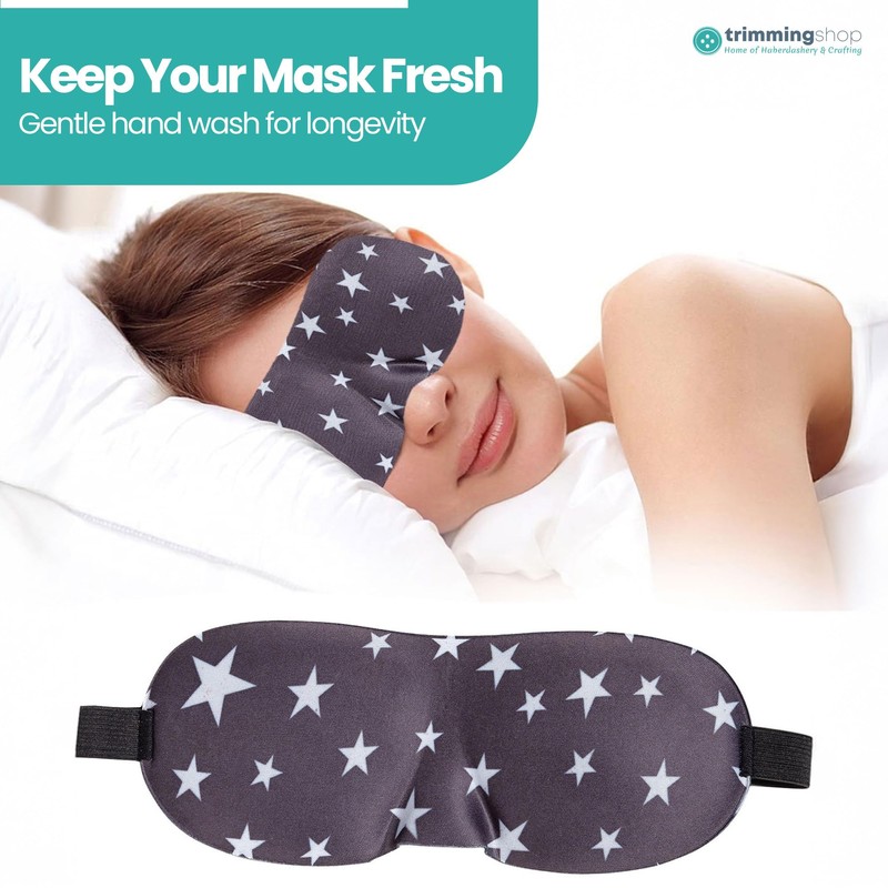 Trimming Shop 1pc 3D Sleep Eye Mask with Adjustable Strap