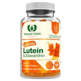 Royal Oak Health Lutein & Zeaxanthin - 60 Natural Orange Flavour Gummies - UK Made