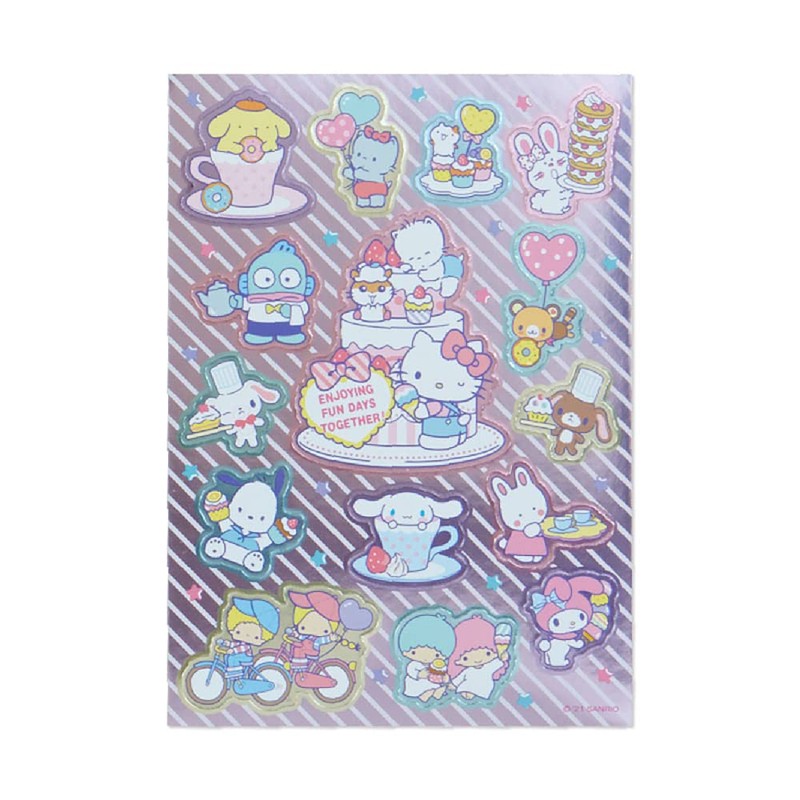 Sanrio 078255 Sanrio Characters Volume Sticker Set