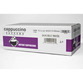 Cappuccino Supreme Double Mocha Instant Cappuccino Mix 6 x 2 lbs