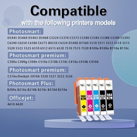 ColorPrint Compatible 564XL Ink Cartridge Replacement for HP 564 XL Ink for Office-Jet 4620 4622 DeskJet 3520 3522 Photosmart 7510 7520 7525 6520 5520 6510 5510 7515 B8550 C6380 Printer (2-Pack,Cyan)