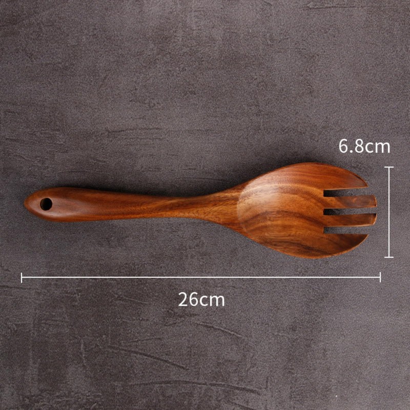 LUXIS DESIGNS Acacia Wave Serving Bowl for Fruits or Salads,