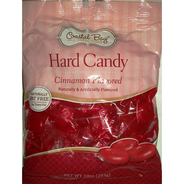 Coastal Bay Cinnamon Flavored Hard Candy 10 Oz Bag