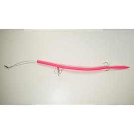 (2 Pack) Barracuda Tube Lure, Double Treble, Double Weighted - Made in The Florida Keys. (Pink)