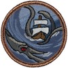 Kraken Sea Monster Patrol Patch - 2" Round!