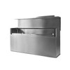Movo Home Mailbox, Modern Wall Mounted (Wilson (Stainless Steel))