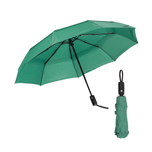 Mr. Pen- Windproof Travel Umbrella, Dark Green, Automatic Umbrellas for