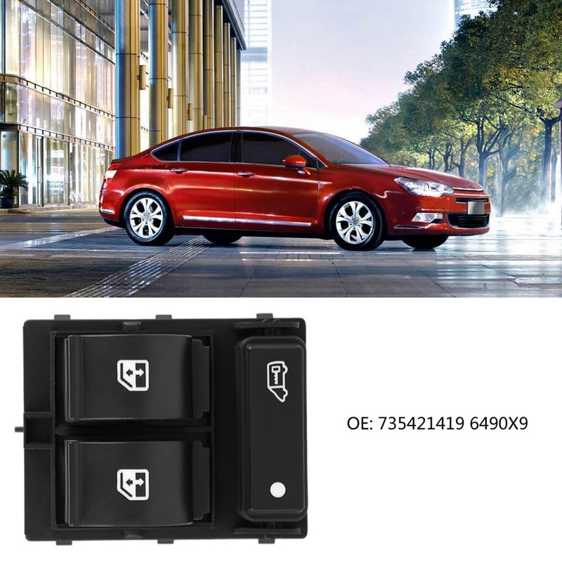 Jadeshay Window Switch Button, Car Electric Window Regulator Switch, Window