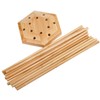 Elsjoy Set of 2 Plastic Bag and Bottle Drying Racks,
