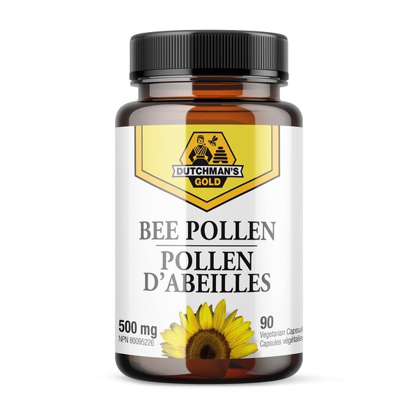 Dutchman's Gold Bee Pollen Capsules 500 mg - 90 caps