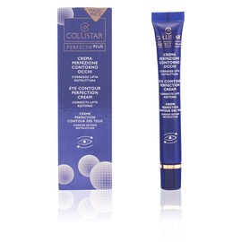 Collistar Perfecta Plus Eye Contour Cream with Chrome-Correcting Pigments for a Correctoring, Firming and Restructuring Effect Against Dark Circles and Fine Lines, 15 ml