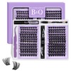 B&Q Lash Extension Kit Cluster Lashes B&Q 192 PCS Eyelash