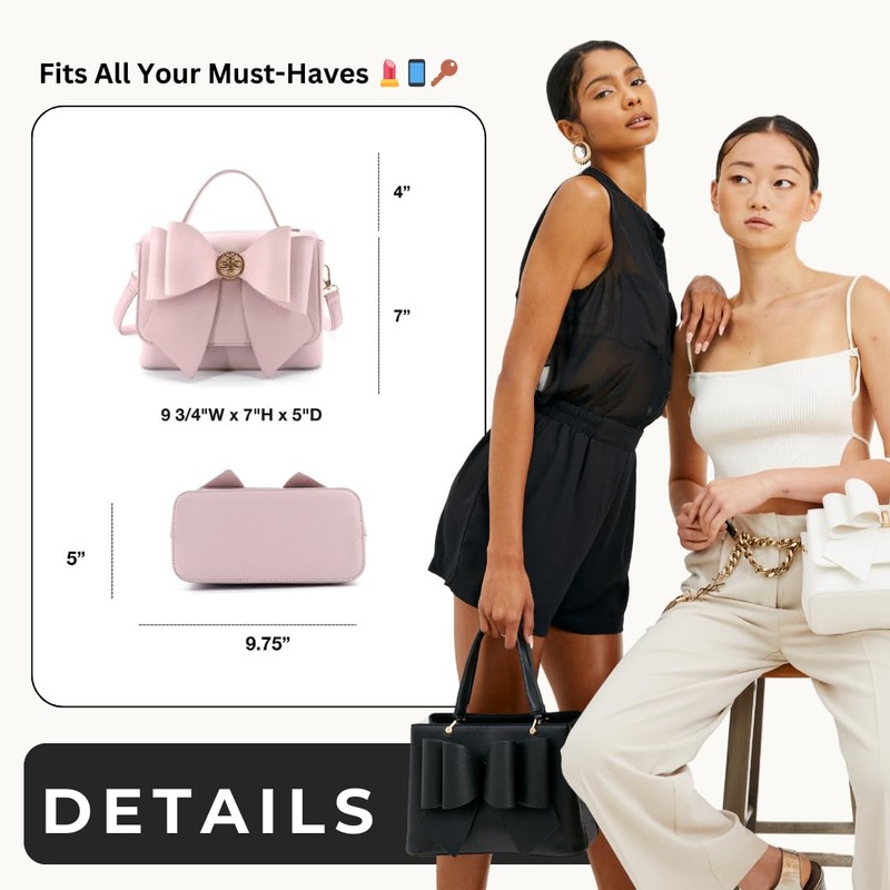 Like Dreams Bow Purse | Women’s Bow Satchel Purse |