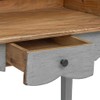 vidaXL Antique-Style Writing Desk – Solid Reclaimed Wood- Handmade -