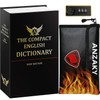 Dictionary Diversion Book Safe with Combination Lock and Fireproof Money