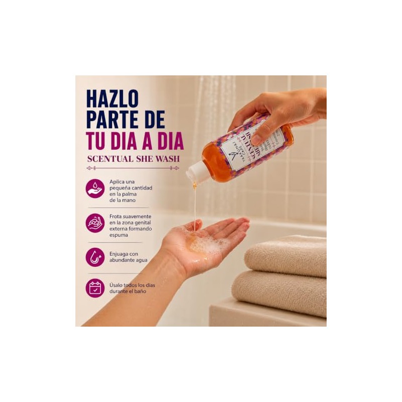 Shampoo Íntimo - Yaakunaj Care - Scentual She Wash -