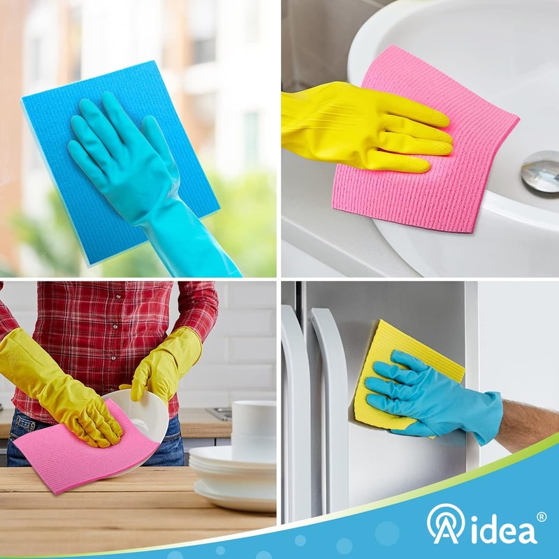 AIDEA Swedish Dishcloths for Kitchen, 20PK, Reusable Paper Towels, Kitchen