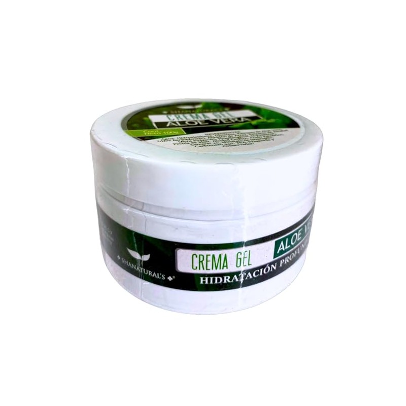 Shanaturals Crema Gel de Aloe Vera (Sábila), Hidratación Profunda, 100g