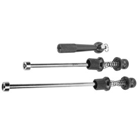 Pinchos de Liberación Rápida Antirrobo para Bicicleta de Carretera, Aleación de Aluminio Portátil, Ruedas de Bloqueo de Seguridad, Color Rojo, 1 par de de Silbato de