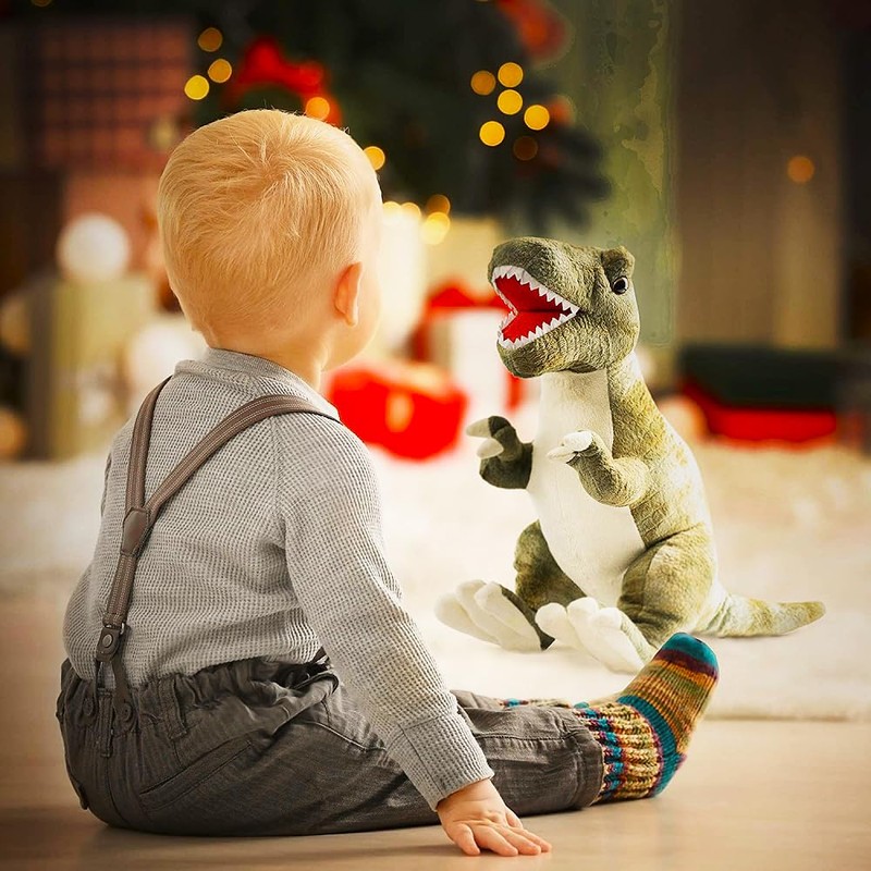 PREXTEX 15" Large Plush Dinosaur T-Rex Large Cuddly Soft Dinosaur