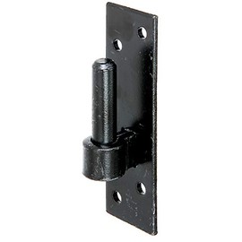 Gah-Alberts 306687 Bracket on Plate H x W 130 x 40 mm for Screwing Cataphoretic Black Paint for Screwing Bolt Diameter 14 mm