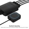 SABRENT Interruptor de uso compartido USB 2.0 hasta 4 computadoras