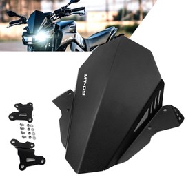 YIMOTO Motorcycle Windshield CNC Aluminum Windscreen Motorbike Deflector for MT09 MT-09 FZ09 FZ-09 2017 2018 2019 2020