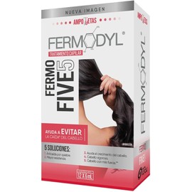 FERMODYL - Anti-caída del cabello. Con proteína de arroz hidrolizada. Tratamiento capilar de 12 ampolletas de 6ml