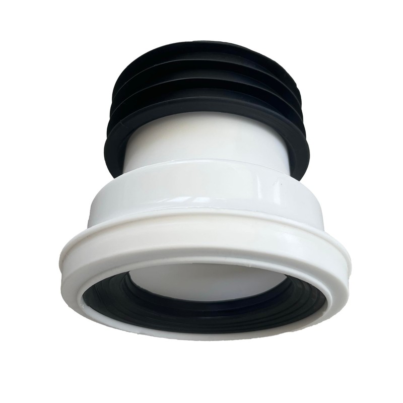 Straight WC Toilet Pan Connector 4'' (100mm/110mm) - Essential Toilet