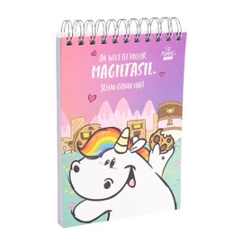 United Labels Pummel & Friends Notizblock Pummeleinhorn – Die Welt ist voller Magietasie. Schau genau hin! perforiert gepunktet 100 Blatt Ringblock